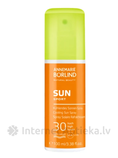 Annemarie Borlind Dzesējošs sauļošanās aerosols SPF30, 100 ml | internetaptieka.lv