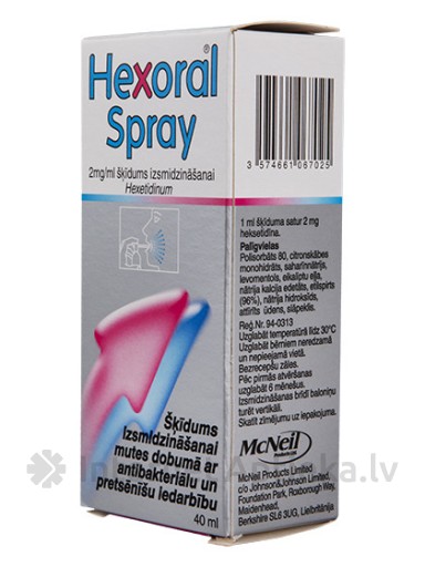 Hexoral Spray, 40 ml - InternetAptieka.lv