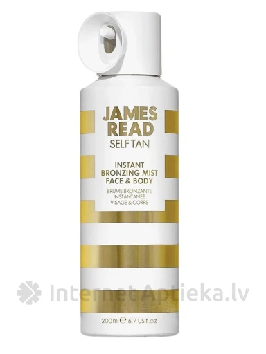 JAMES READ Instant Bronzing cпрей-автозагар для лица и тела, 200 мл | internetaptieka.lv
