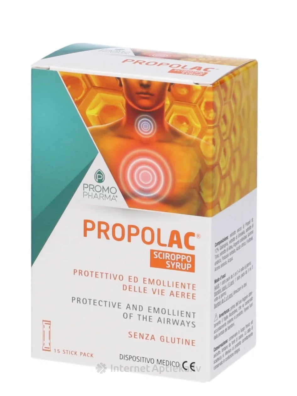 PROMOPHARMA PROPOLAC® siirup lastele ja täiskasvanutele, 15 tk. | internetaptieka.lv