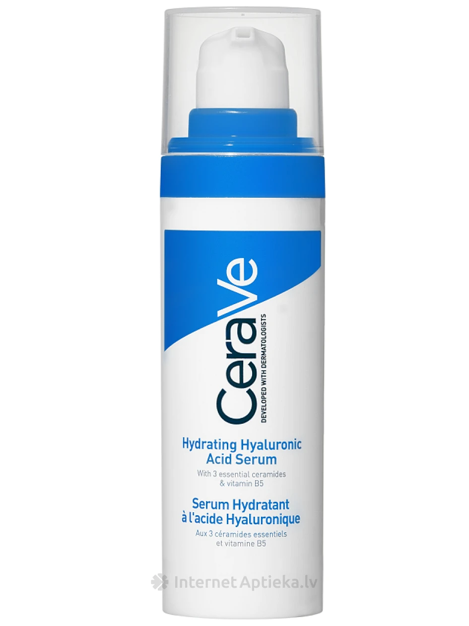 CeraVe увлажняющая сыворотка с гиалуроновой кислотой, 30 мл | internetaptieka.lv