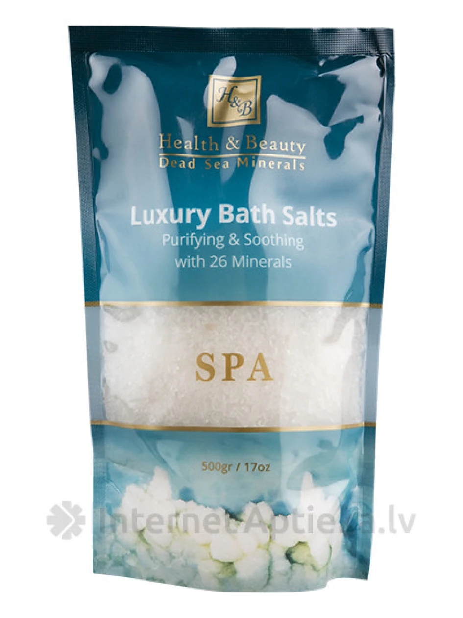 H&B Nāves jūras vannas sāls dabīgs, 500 g | internetaptieka.lv