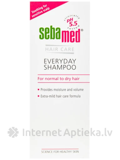 SEBAMED šampoon igapäevaseks kasutamiseks normaalsetele ja kuivadele juustele, 200 ml | internetaptieka.lv