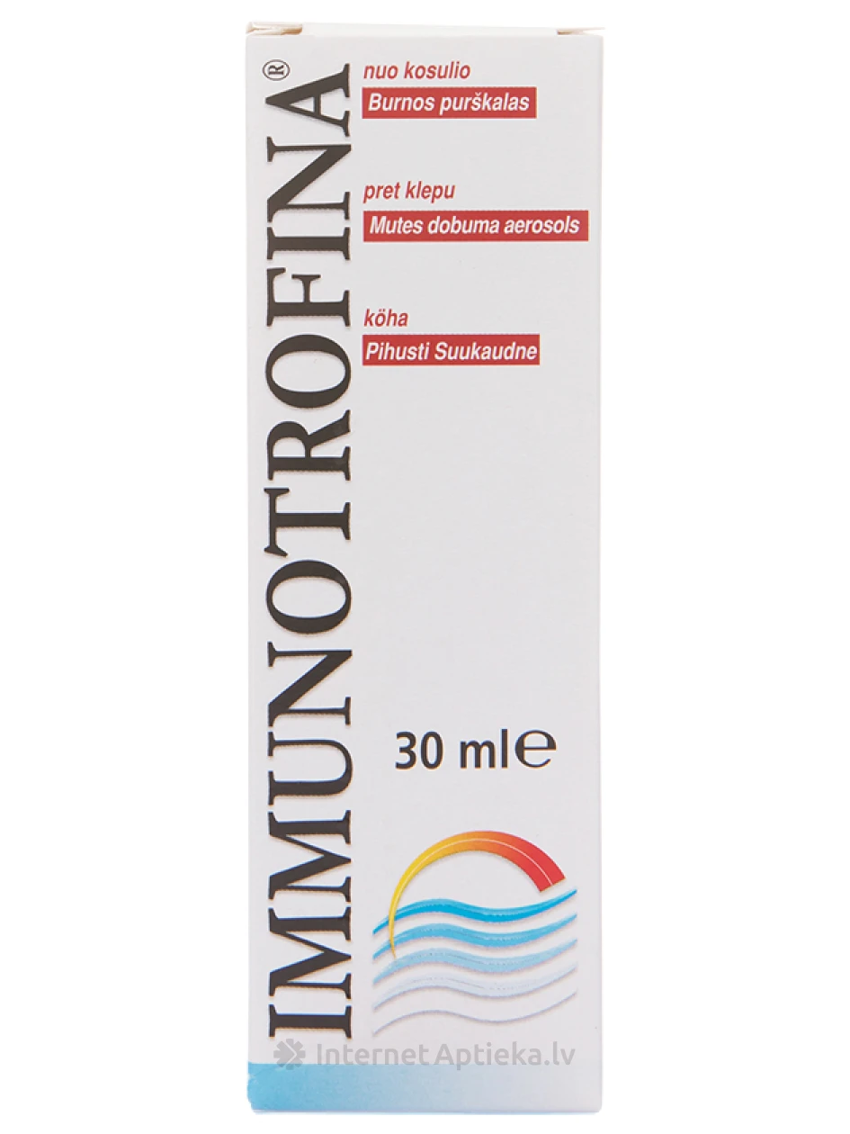 Immunotrofina Аэрозоль от кашля, 30 мл | internetaptieka.lv