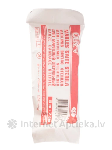 Olko Marles saite - sterila, 5 m x 7 cm | internetaptieka.lv