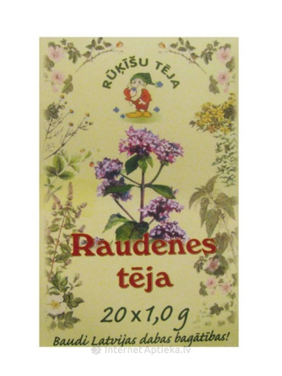 Rūķīšu Raudenes tēja, 20 gb. | internetaptieka.lv
