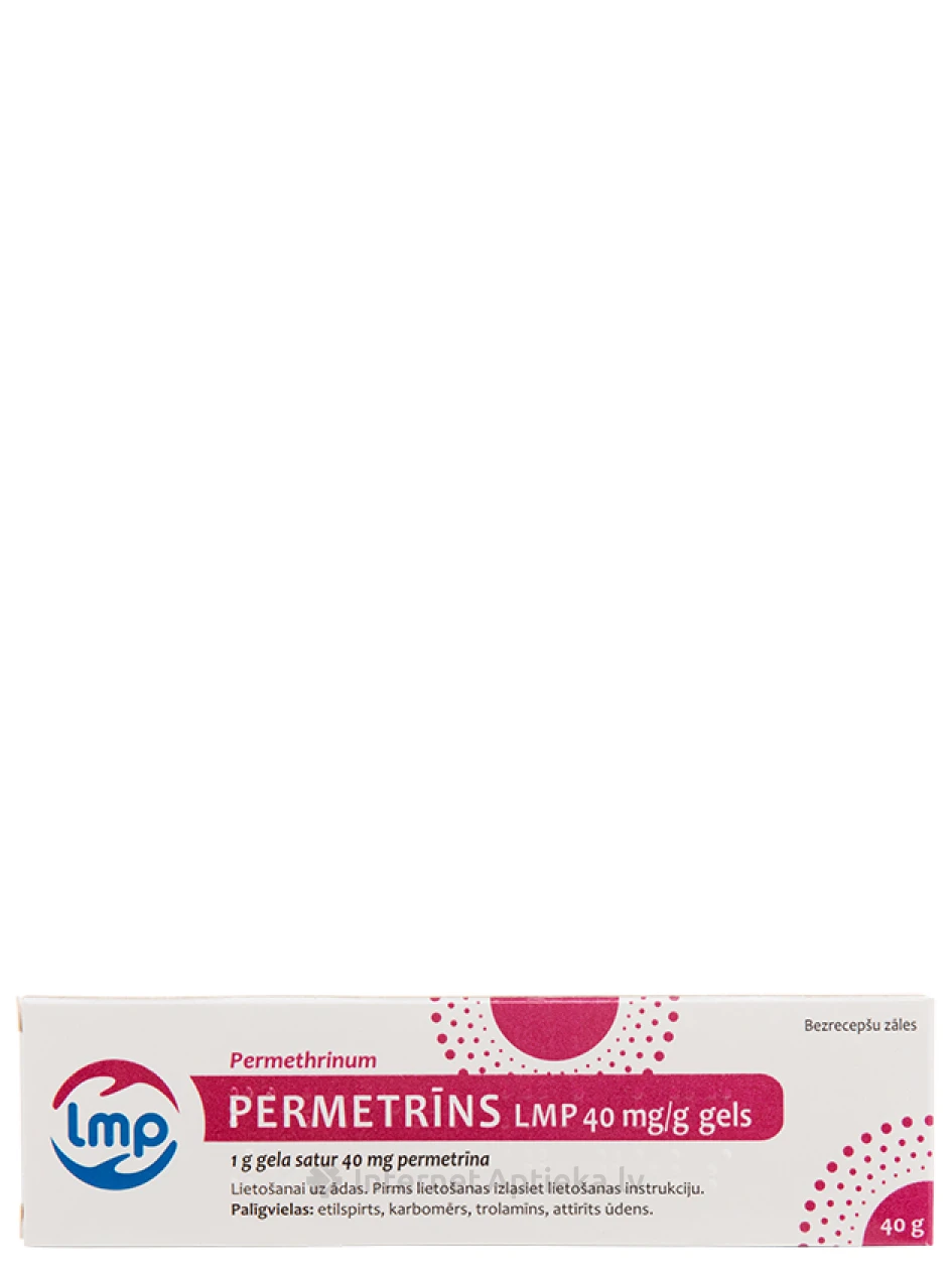 Permetrīna gels 40mg/g, 40 g | internetaptieka.lv