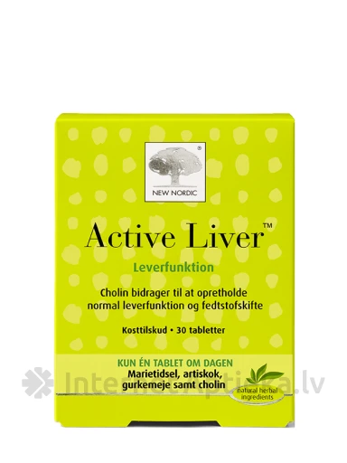 New Nordic Active Liver™, 30 таблеток | internetaptieka.lv