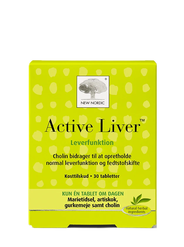 NEW NORDIC Active Liver tabletes, 30 gab.