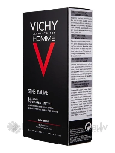 Vichy Homme Sensi balzams pēc skūšanās, 75 ml | internetaptieka.lv