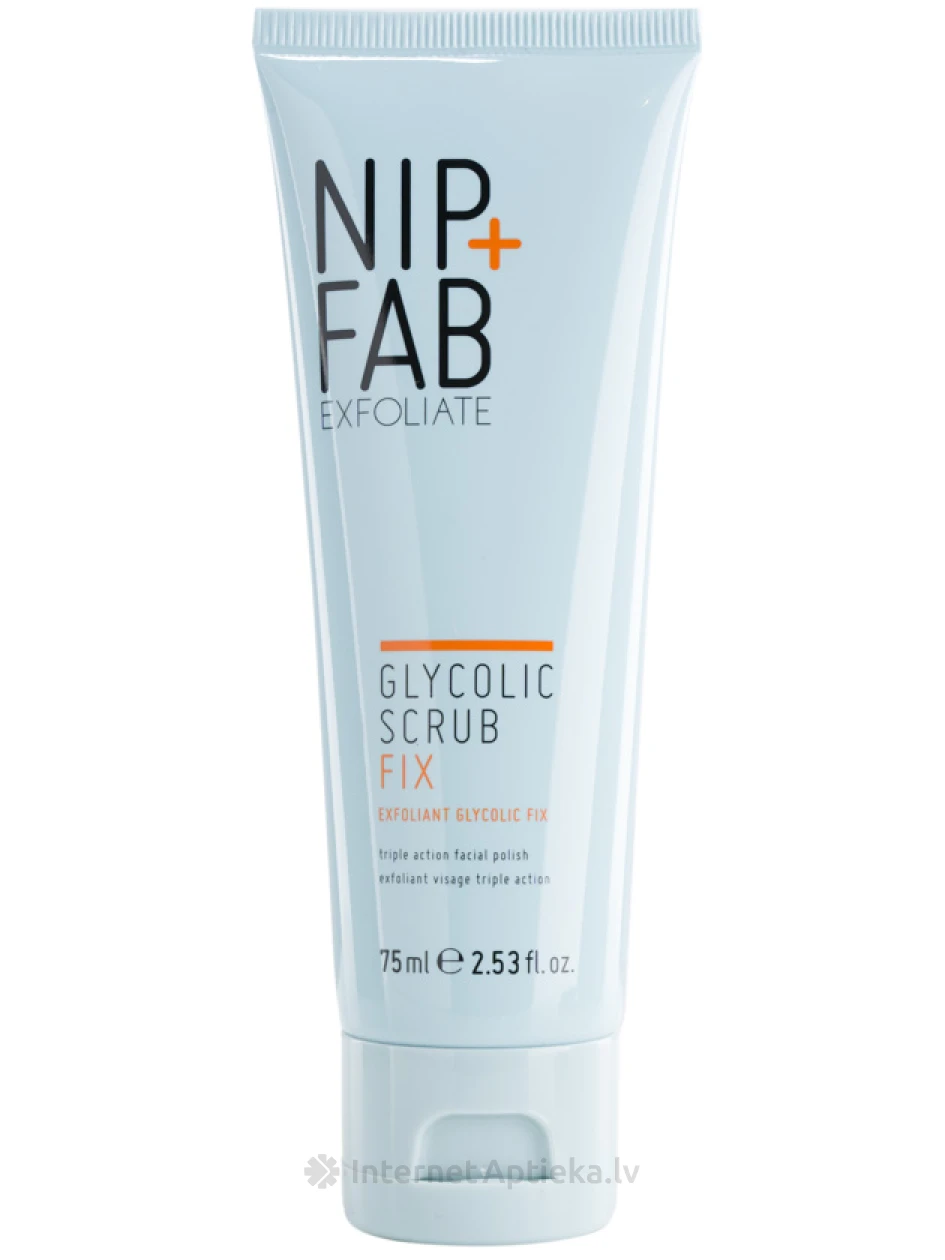 NIP+FAB Glycolic скраб для лица, 75 мл | internetaptieka.lv