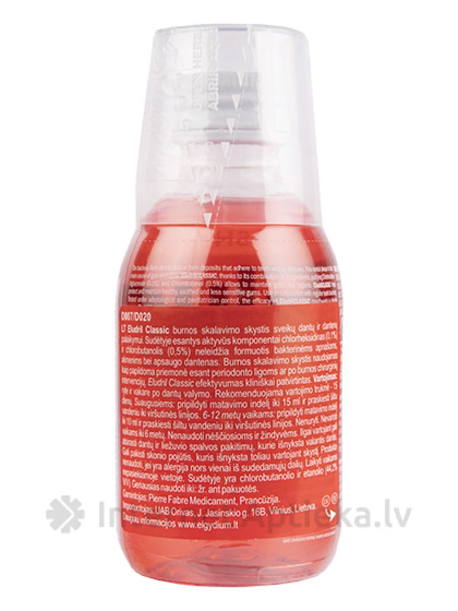 Eludril Classic suuloputus, 200 ml | internetaptieka.lv