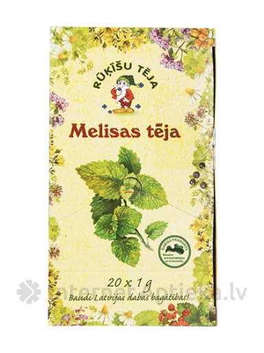 Rūķīšu Melisas tēja, 20 paciņas | internetaptieka.lv