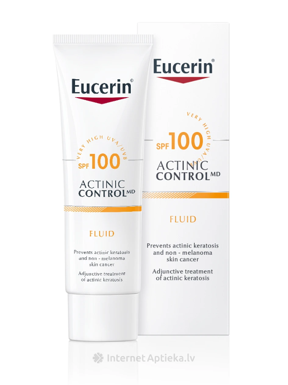 Eucerin Actinic control md ādas aizsardzībai ar SPF 100, 80 ml | internetaptieka.lv