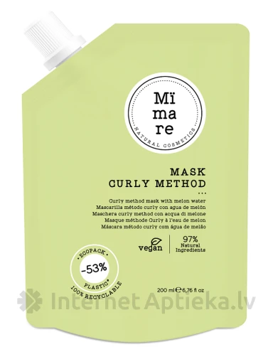Mimare Maska lokainiem matiem ar melones ūdeni, 200 ml | internetaptieka.lv