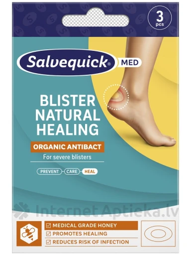 SALVEQUICK Blister Natural Healing tulznu plāksteri, 3 gb. | internetaptieka.lv