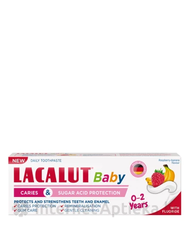 Lacalut Baby 0-2 года зубная паста, 55 мл | internetaptieka.lv