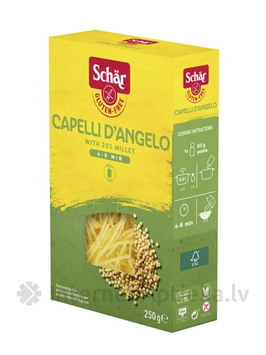 Schar pasta Capelli d Angelo, 250 g. | internetaptieka.lv