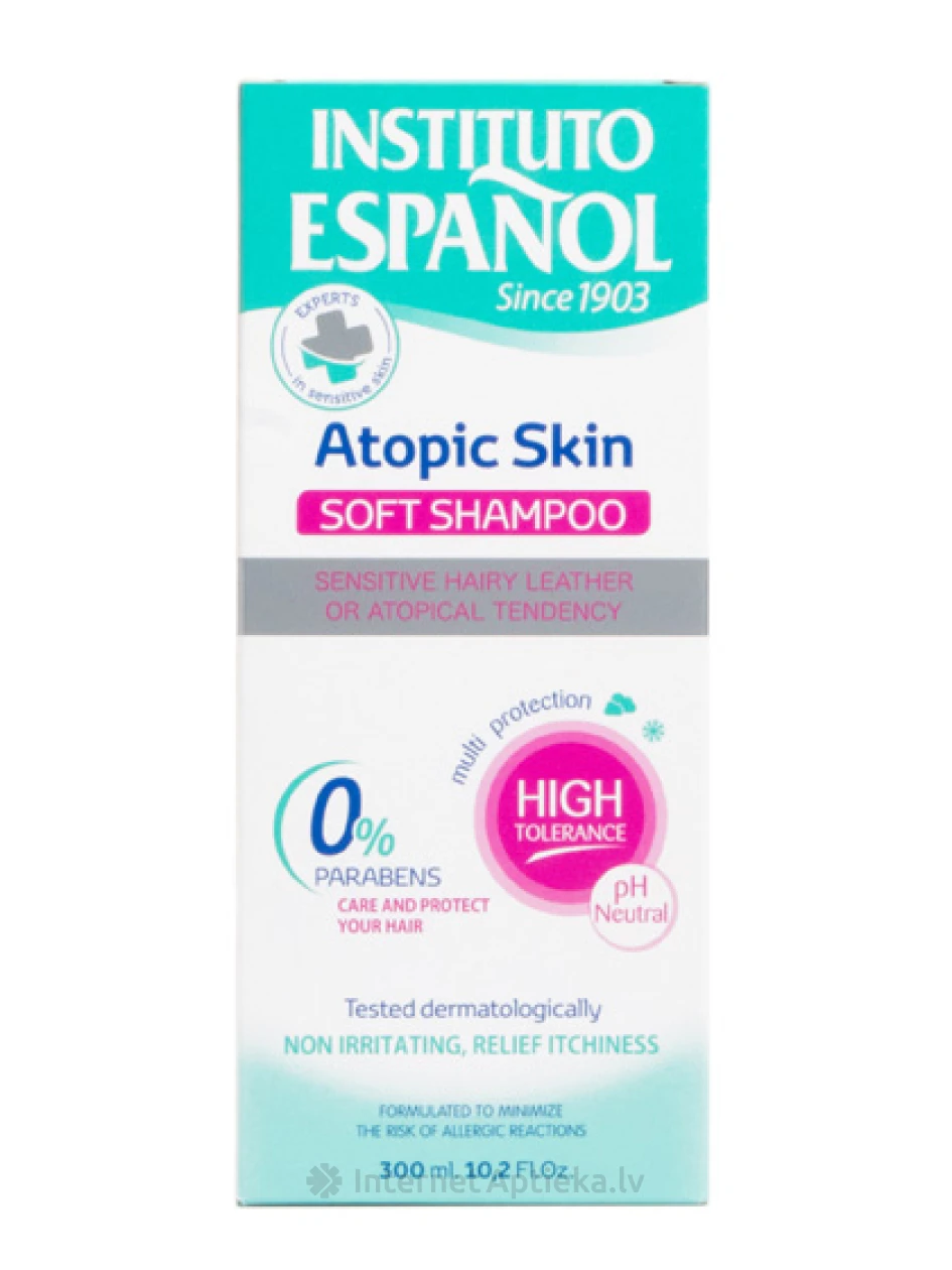 Instituto Espanol Atopic skin мягкий шампунь, 300 мл | internetaptieka.lv
