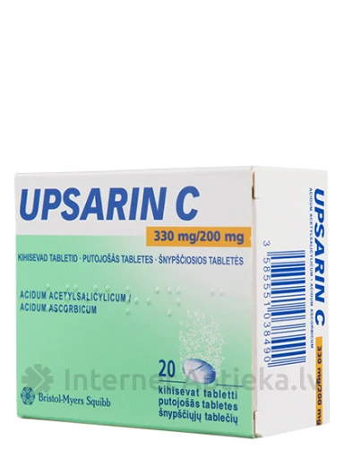 Upsarin UPSA-C, 20 lahustuvat tabletti | internetaptieka.lv