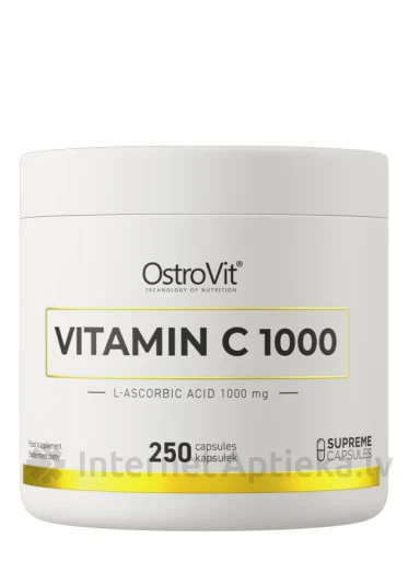 OstroVit Kapsulas Vitamin C 1000 mg, 250 gb. | internetaptieka.lv