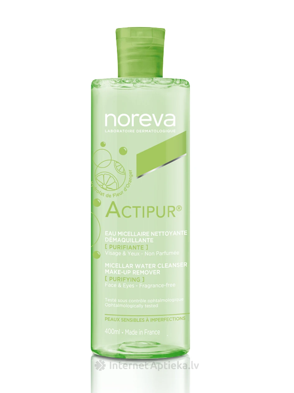 NOREVA ACTIPUR puhastav mitsellaarvesi, 400 ml | internetaptieka.lv
