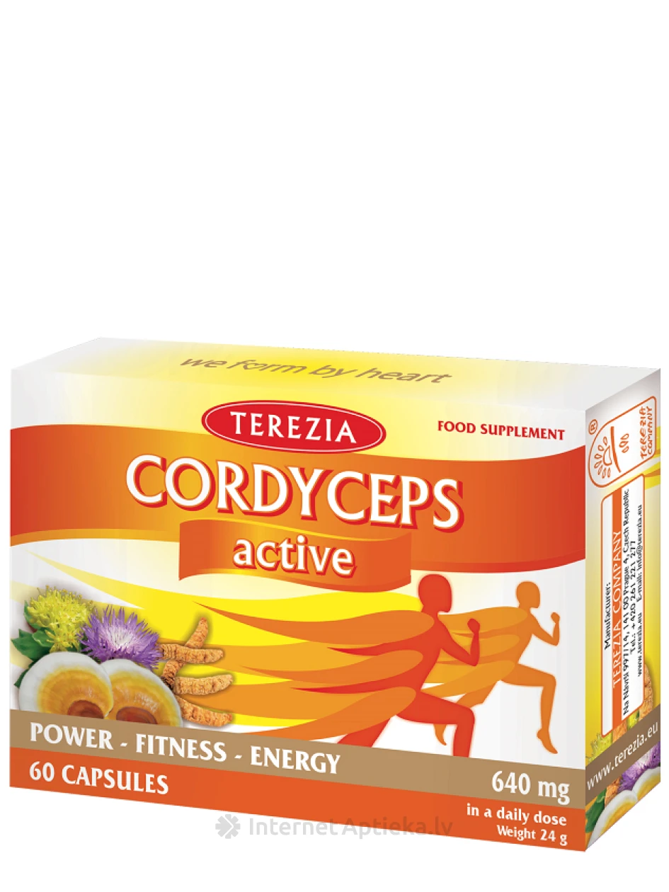 Cordyceps active kapsulas, 60 gb. | internetaptieka.lv