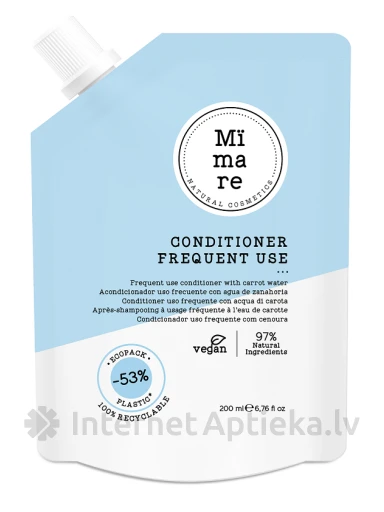 Mimare Kondicionieris biežai lietošanai ar burkānu ūdeni, 200 ml | internetaptieka.lv