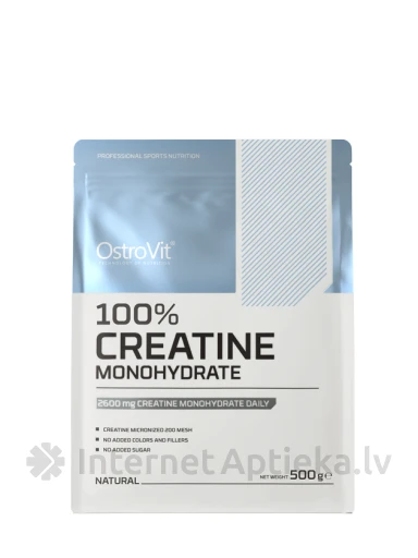 OstroVit Creatine Monohydrate pulveris (natural, sport blue), 500 g | internetaptieka.lv
