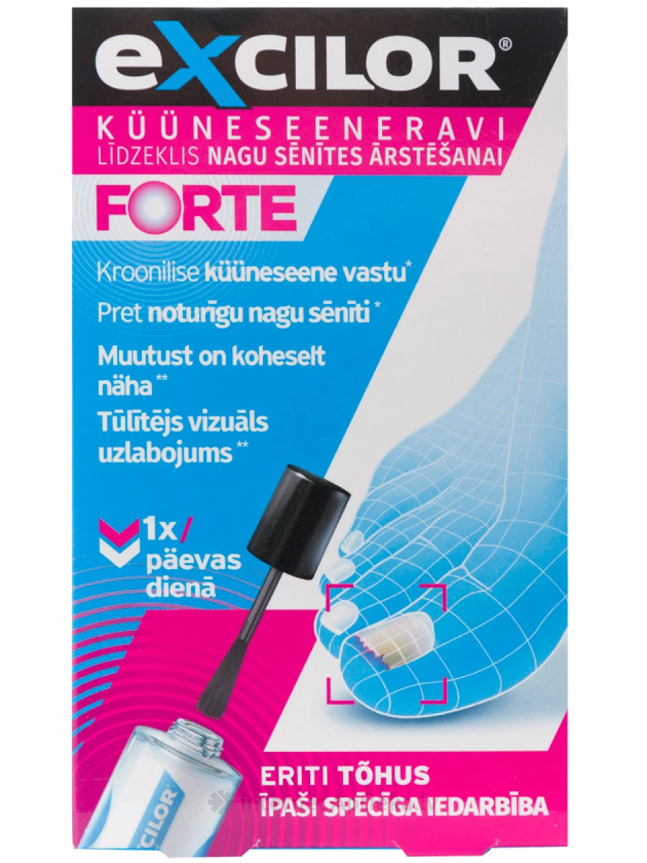 EXCILOR от грибка ногтей, 30 мл | internetaptieka.lv