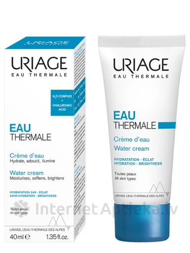 URIAGE EAU THERMALE ультралегкий увлажняющий крем, 40 мл | internetaptieka.lv