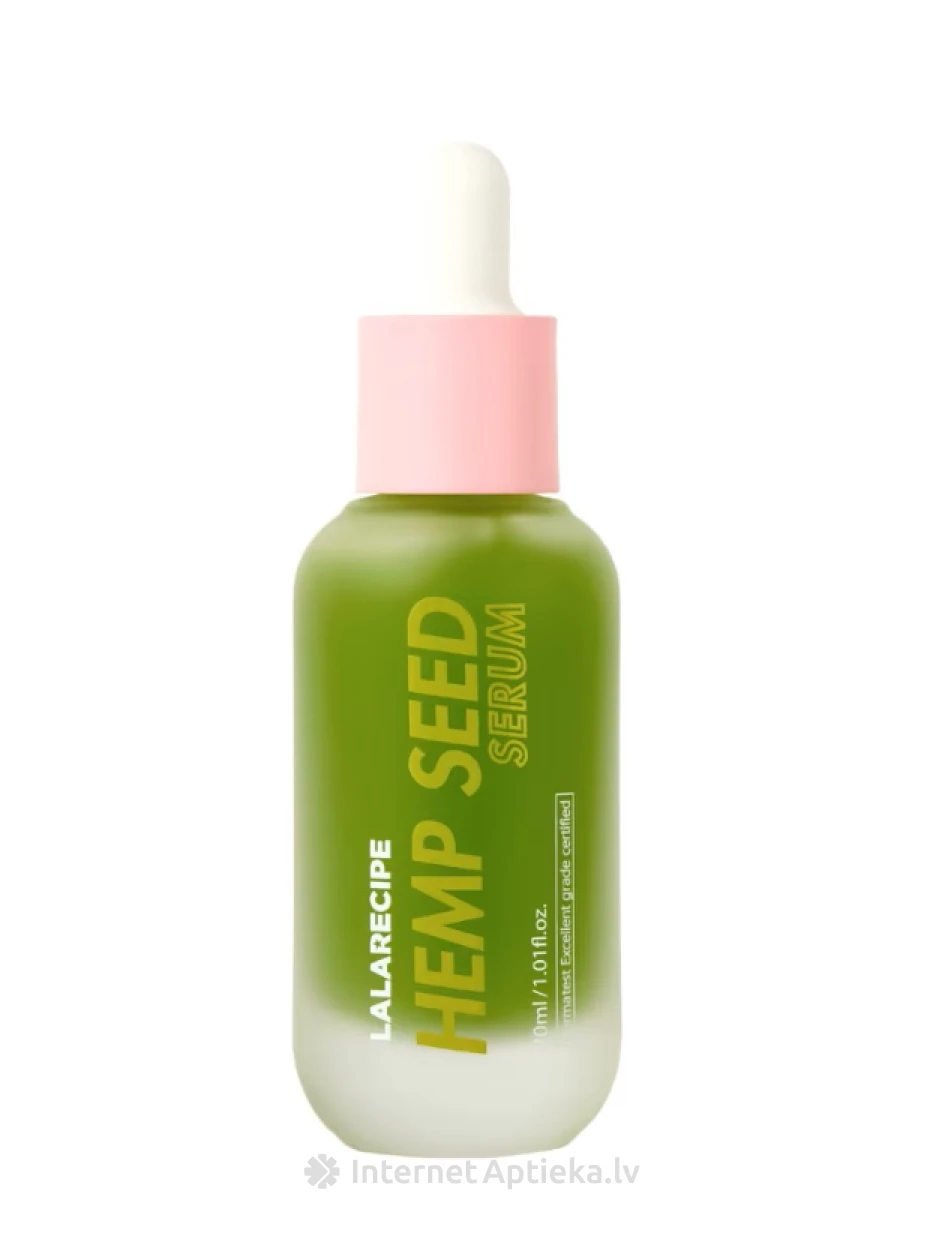 Lalarecipe serums ar kaņepju sēklu ekstraktu, 30 ml | internetaptieka.lv