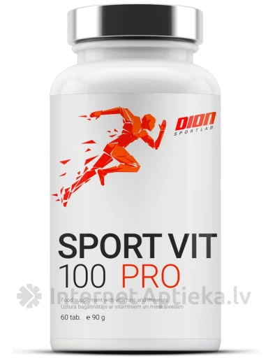 Dion Sportlab Sport-vit 100 pro, 60 tabletes | internetaptieka.lv