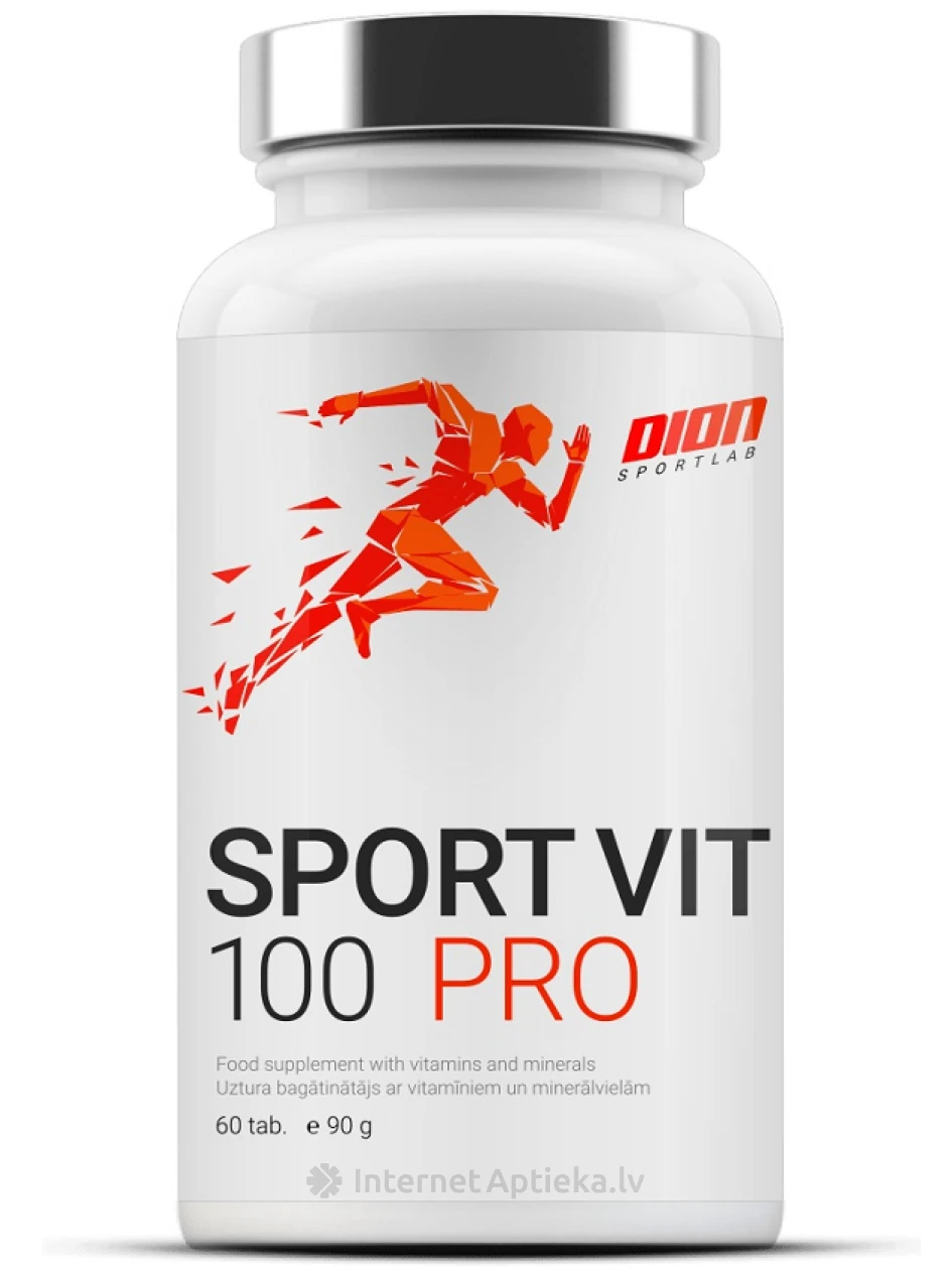 Dion Sportlab Sport-vit 100 pro, 60 таблеток | internetaptieka.lv