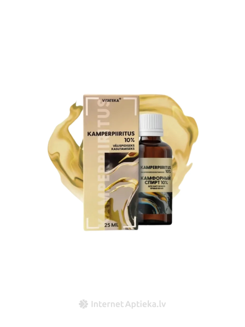 Kampara spirts 10%, 25 ml | internetaptieka.lv