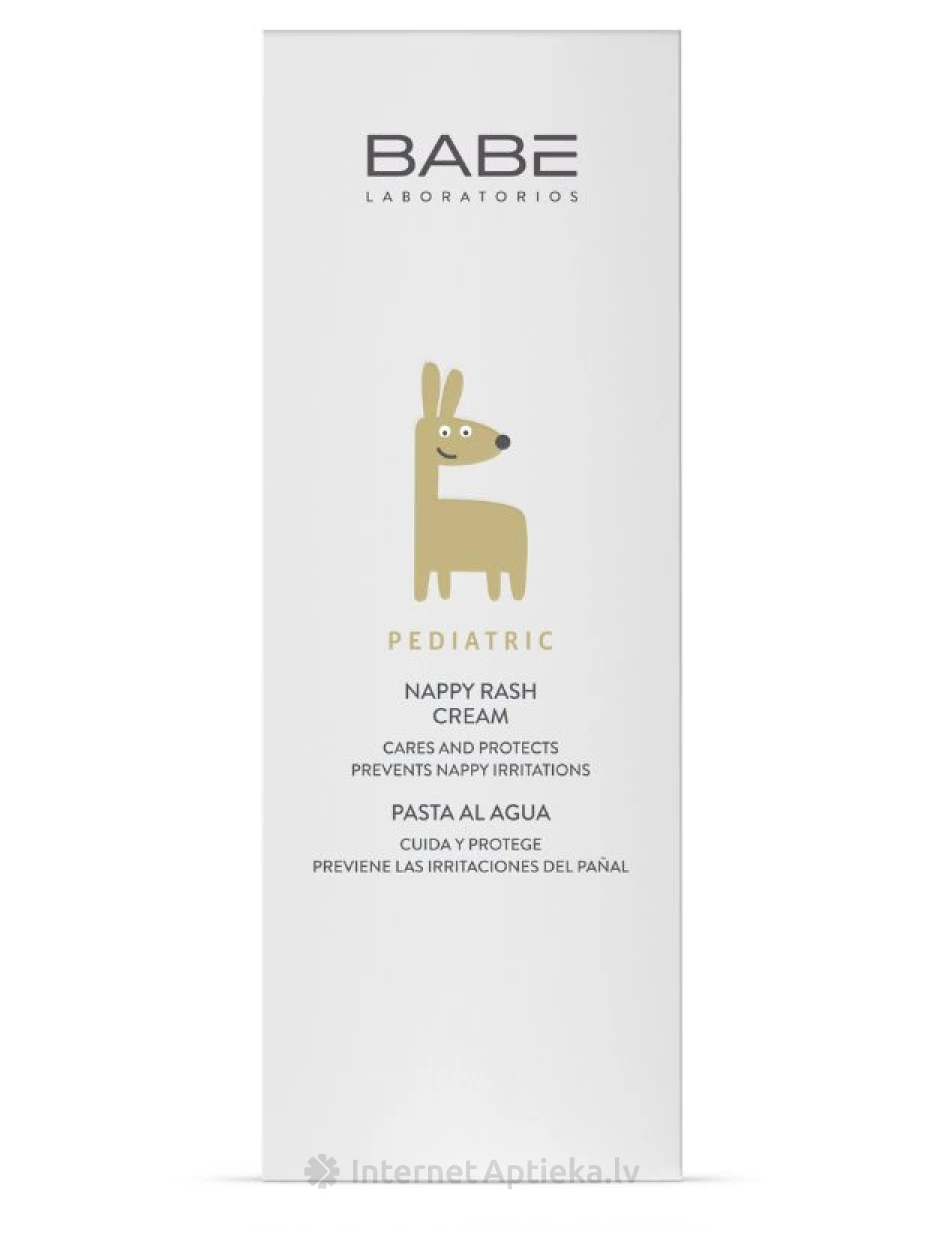 Babē Pediatric Nappy Rash KRĒMS AUTIŅU ZONAS IZSITUMIEM, 100 ml | internetaptieka.lv