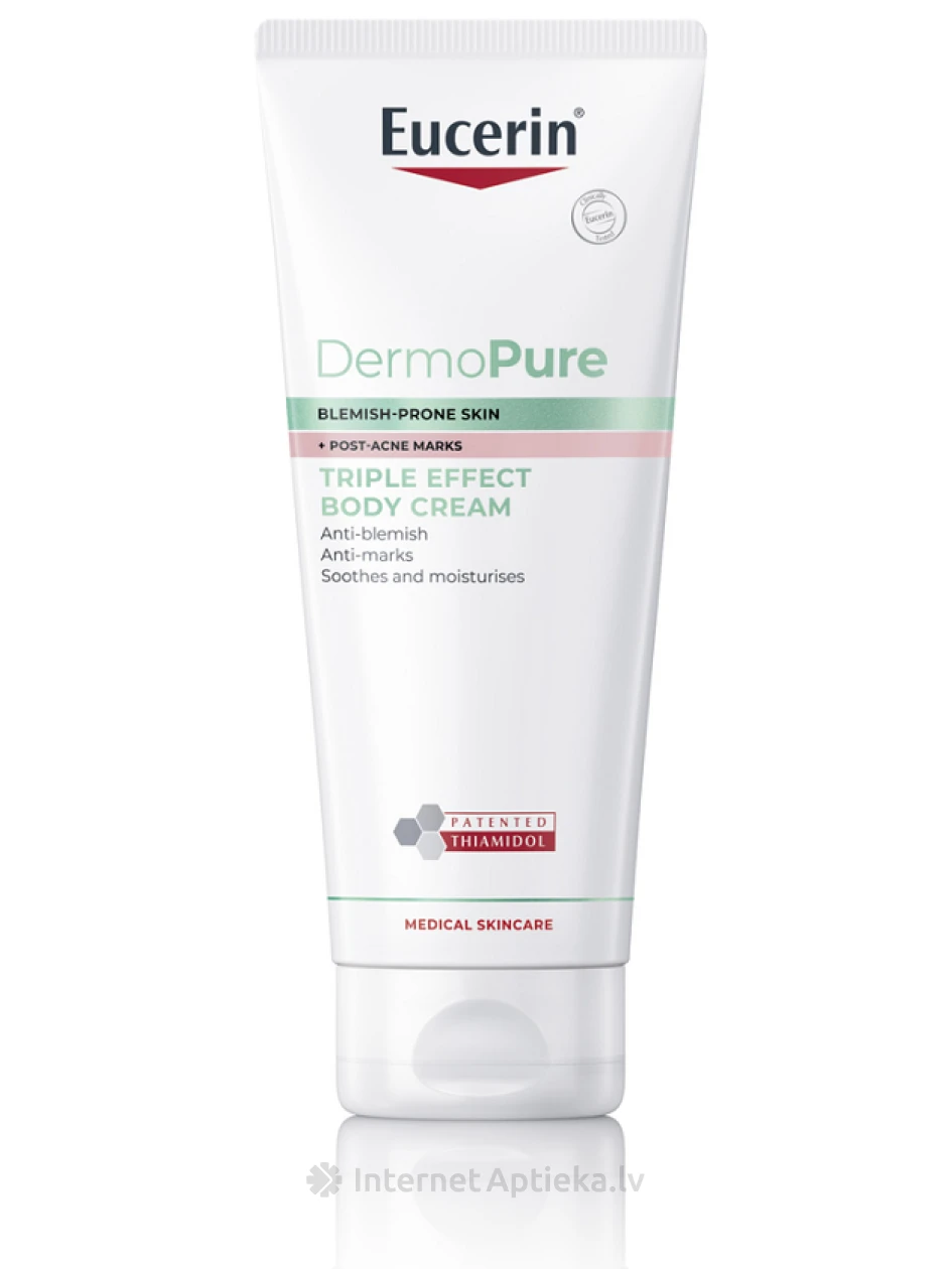 Eucerin DermoPure kolmekordse toimega kehakreem, 200 ml | internetaptieka.lv