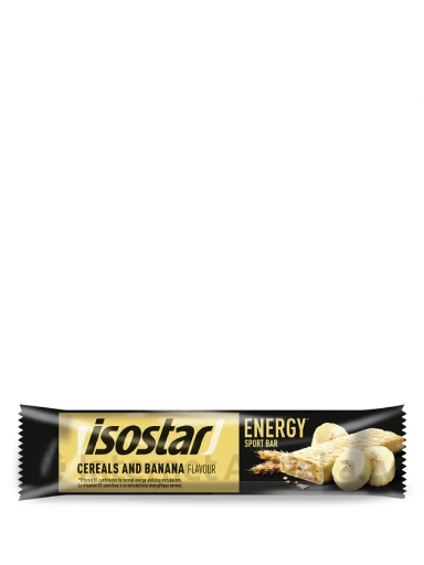 Isostar Batoniņš Energy Cereals & Banana, 40 g | internetaptieka.lv
