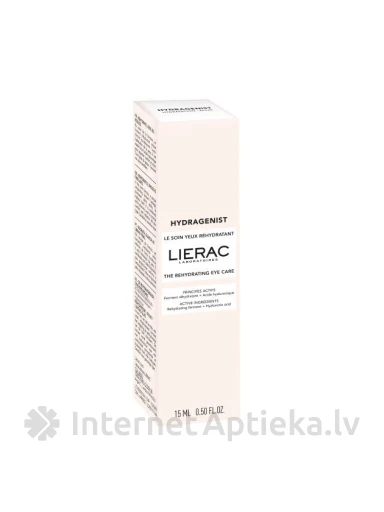 LIERAC HYDRAGENIST mitrinošs acu krēms, 15 ml | internetaptieka.lv