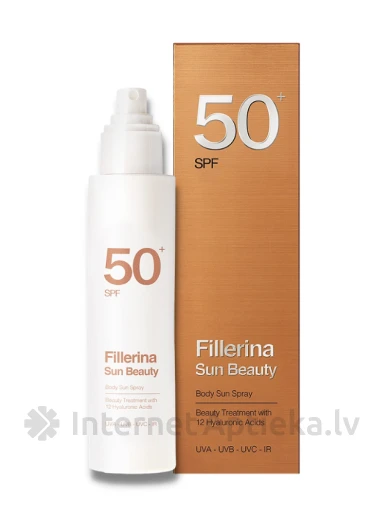 Солнцезащитный спрей для тела FILLERINA SPF 50+, 200 мл | internetaptieka.lv