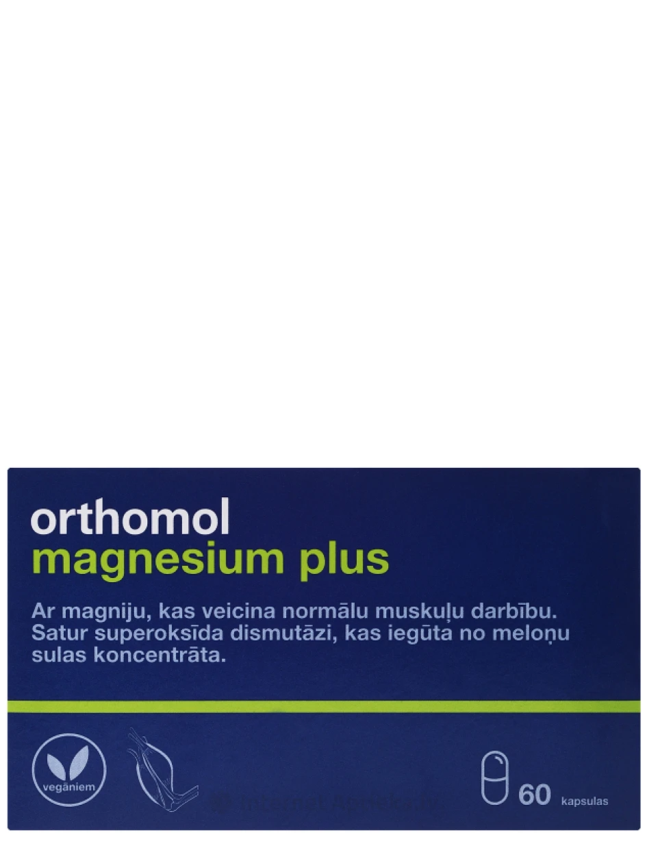 Orthomol Magnesium plus kapsulas, 60 gb. | internetaptieka.lv