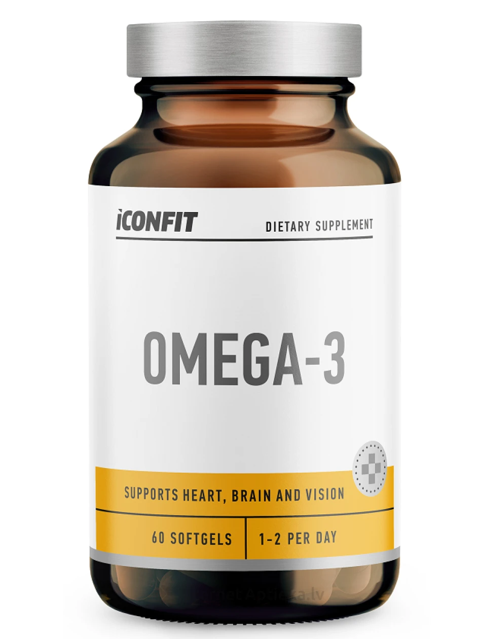 ICONFIT Omega 3 18/12 1000 mg, 60 kapsulas | internetaptieka.lv