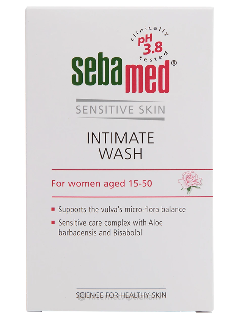 SEBAMED intīmās higiēnas līdzeklis sievietēm, pH 3,8, 200 ml | internetaptieka.lv