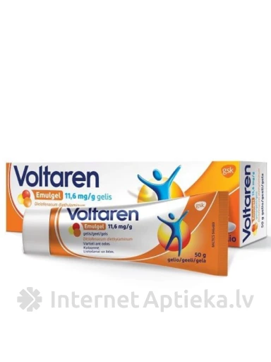 Voltaren Emulgel gels 1.16%, 50 g | internetaptieka.lv