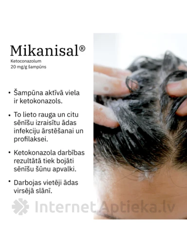 Mikanisal 2% šampūns, 60 g | internetaptieka.lv