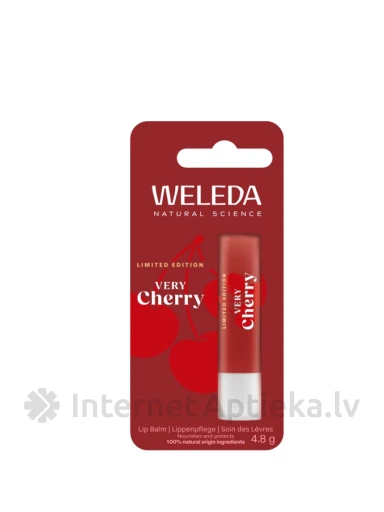 Weleda Very Cherry Lūpu balzams, 4.8 g | internetaptieka.lv