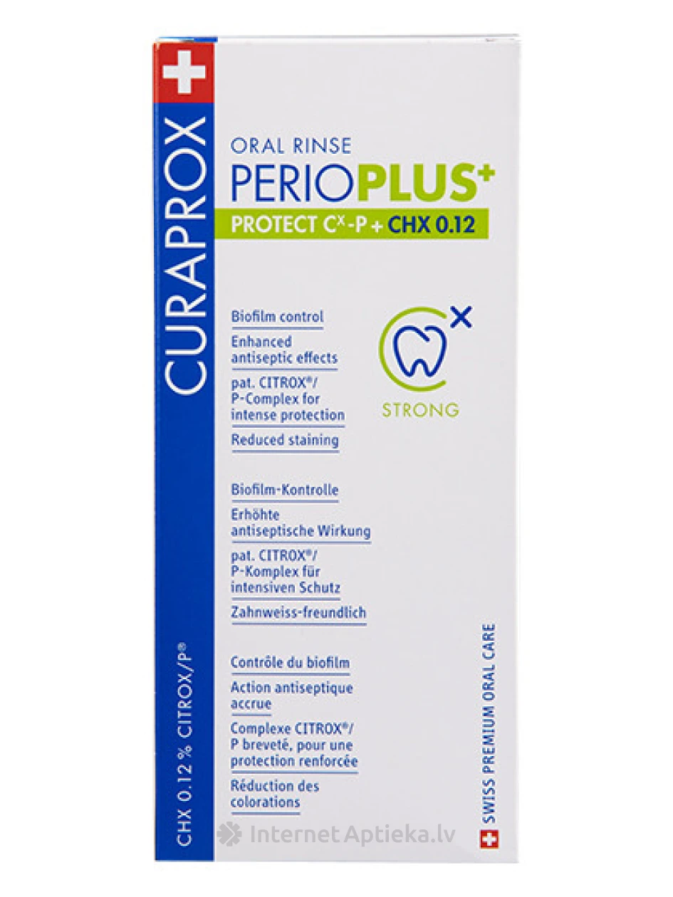 Curaprox Perio Plus + Protect жидкость для полоскания рта, 200 мл | internetaptieka.lv