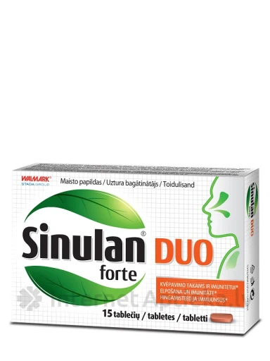 Sinulan® DUO forte, 15 tabletid | internetaptieka.lv
