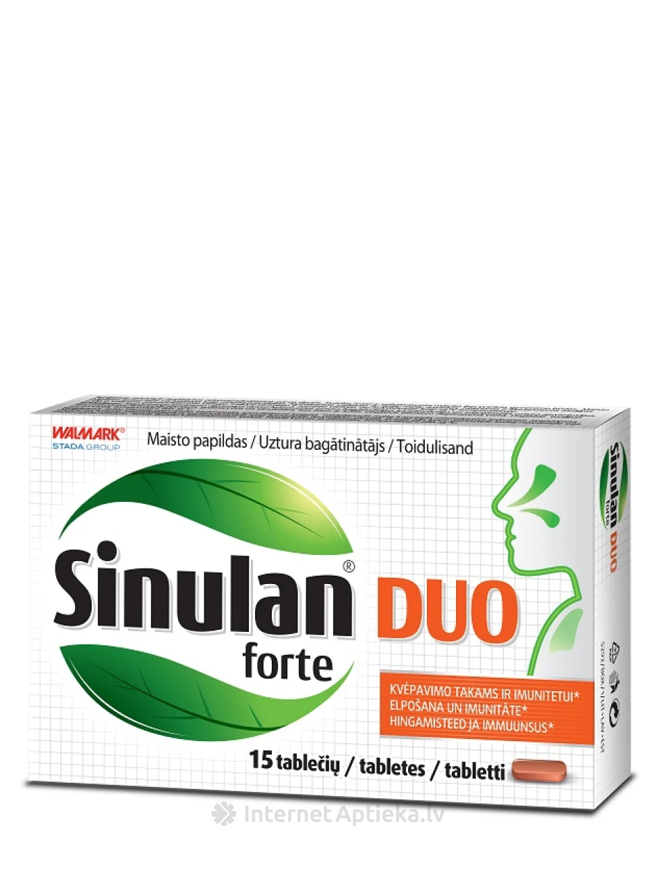 Sinulan® DUO forte, 15 tabletes | internetaptieka.lv