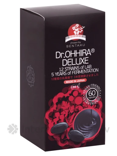 Dr. OHHIRA® DELUXE 12 Pienskābo baktēriju celmu komplekss, 60 kapsulas | internetaptieka.lv